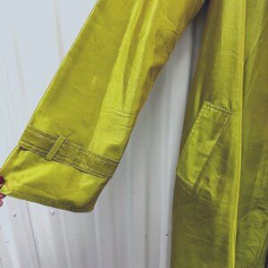Silk Trench Coat